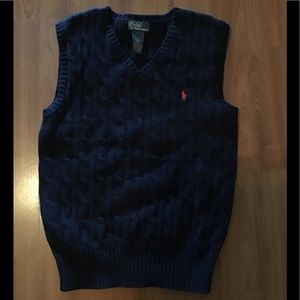 Polo by Ralph Lauren boys sweater vest sz 7